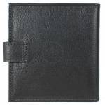 Визитница Croco-В-203 (с хляст,  2х-рядная, 32карточки)  натуральная кожа черный орфей (150)  209301