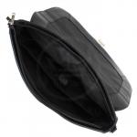 Портфель натуральная кожа MT-611-3, 1 отд+плеч рем, 1внеш карм, 4внут карм, отдел для ноутбука, черный флотер (3080)   191513