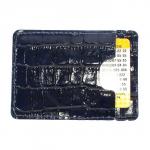 Визитница-футляр Premier-V-49 натуральная кожа синий крокодил (72)  188466