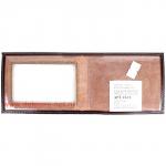 Обложка Premier-О-12 (для удост. с окошком)  натуральная кожа коричн. темный гладкий (88)  117548