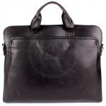 Портфель натуральная кожа MT-449-3, 2 отд+плеч рем, 2внеш+4внут карм,  отдел для ноутбука, черный флотер (3080)   164996
