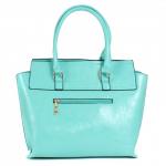 Сумка женская искусственная кожа NEC-38151,  2отд,  бирюза SALE 171121