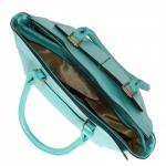 Сумка женская искусственная кожа NEC-38151,  2отд,  бирюза SALE 171121