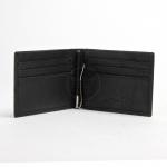 Кошелек  муж натуральная кожа HT-161-1A. 2отд,  8карм,  черный 221499