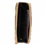 Кошелек женский искусственная кожа 7811-1,  на 1 молнию,  6отд,  8карм,  (цветы),  черный 209046