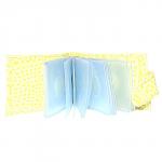 Кредитница Cayman-1170К  (с хляст,  18 листов,  2внут карм)  натуральная кожа желтый кайман (82)  180343