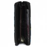 Кошелек женский искусственная кожа 7811-1,  на 1 молнию,  6отд,  8карм,  (цветы),  черный 209048