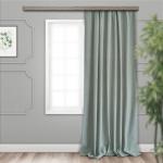 Штора портьерная 100% блэкаут меланж фисташка 190*275 см. 1 шт.