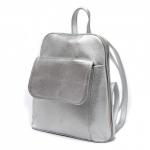 Сумка женская искусственная кожа GR-1470  (рюкзак),  1отд,  3внут+2внеш карм,  серебро 222590