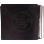 Зажим для купюр Premier-Z-1  (зажим-скрепка)  натуральная кожа черн.гладкий (89)  104202