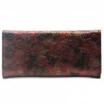 Кошелек женский искусственная кожа 081,  молния внутри,   5отд+ 4карм,  бордовый 216431