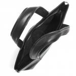 Портфель мужской натуральная кожа 8829,  1отд,  3внутр/карм,  1внеш/карм,  черный 221684