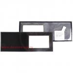 Обложка Premier-О-12 (для удост. с окошком)  натуральная кожа черный гладкая (89)  117549