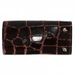 Футляр для ключей Premier-К-102 (на 6 ключей)  натуральная кожа коричневый крокодил крупный (3)  209018