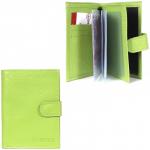 Обложка для авто+паспорт Cayman-ВП 1225л (с хляст,  двойн стенка,  5 карм,  2sim)  натуральная кожа салотовый флотер (124)  202928