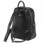 Сумка женская искусственная кожа GR-1366  (рюкзак),  2отд+карм/пер,  3внут+2внеш карм,  черный 178709