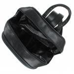 Сумка женская искусственная кожа GR-1366  (рюкзак),  2отд+карм/пер,  3внут+2внеш карм,  черный 178709