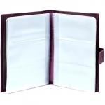 Визитница Cayman-113Л натуральная кожа 72 виз  (настольная)  фиолетовый флотер (18)  156737