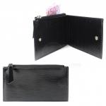 Портмоне мужское Croco-ПР-957 натуральная кожа 2 отд,  14 карм,  черный змея (201)  213358