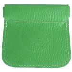 Футляр для монет Premier-F-60 натуральная кожа зеленый флотер (322)  193782