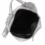 Сумка женская искусственная кожа GR-1389  (рюкзак),  1отд+карм/пер,  2внут+2внеш карм,  серебро флоттер 222487