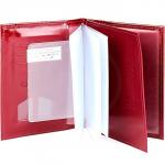 Обложка для авто+паспорт Cayman-ВП 125Л  (5 внут карм,  карм под sim)  натуральная кожа бордо шик (11)  106815