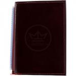 Обложка для авто+паспорт Cayman-ВП 125Л  (5 внут карм,  карм под sim)  натуральная кожа бордо шик (11)  106815