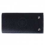 Футляр для ключей Premier-К-102 (на 6 ключей)  натуральная кожа синий тем флотер (351)  215093