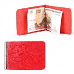 Зажим для купюр FNX-УЗ-001 н/к,  красный флотер двухцветный (1113)  183340