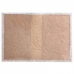 Обложка для паспорта Premier-О-8 натуральная кожа бежевый пион (128)  108801