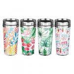 VETTA Термос-кружка 450 мл Тропики, нерж.сталь, 4 дизайна