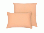 Набор из 2-х наволочек на молнии 70*70 трикотаж (пл.120) (персик, ПВХ)