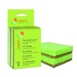 Губка для мытья посуды, 2 шт