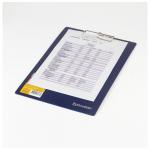 Доска-планшет BRAUBERG Contract сверхпрочная с прижимом А4 (313х225 мм), пластик, 1,5мм,СИНЯЯ,223490