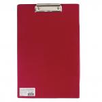 Доска-планшет BRAUBERG "Comfort" с прижимом А4 (230х350 мм), картон/ПВХ,РОССИЯ, БОРДОВАЯ,222660