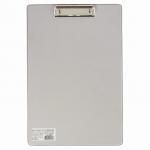 Доска-планшет BRAUBERG "Comfort" с прижимом А4 (230х350 мм), картон/ПВХ, РОССИЯ, СЕРАЯ, 222661