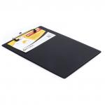 Доска-планшет BRAUBERG "NUMBER ONE" с прижимом А4 (228х318 мм), картон/ПВХ, ЧЕРНАЯ, 232216