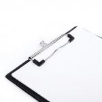 Доска-планшет BRAUBERG "NUMBER ONE" с прижимом А4 (228х318 мм), картон/ПВХ, ЧЕРНАЯ, 232216