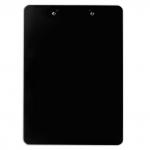 Доска-планшет BRAUBERG SOLID сверхпрочная с прижимом А4 (315х225 мм), пластик, 2мм, ЧЕРНАЯ, 226822