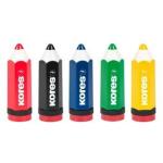 Точилка Kores Карандаш с контейнером, цвет ассорти 35811