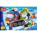 Игрушка конструктор "Город мастеров" вездеход горных спасателей, 182дет. в русс. кор. в кор.2*18шт