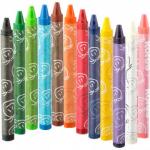 Мелки восковые 12 цв. трехгранные KRAYONES Kores 33101.02