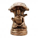 Будда под деревом Бодхи SIL3003 благословляющий металл силумин 53см