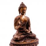 Будда с чашей DIG-5030-SB Дарующий бессмертие Бронза h-33см 4.2кг