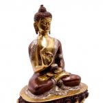 Будда с чашей DIG-5035-TC Дарующий бессмертие Бронза h-23см 2.6кг