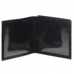 Обложка Croco-у-602 (для удостоверения+карточки)  натуральная кожа черный флотер (40)  218260