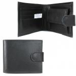 Портмоне мужское Croco-ПР-901 натуральная кожа 2 отд,  4 карм,  черный орфей (150)  209412