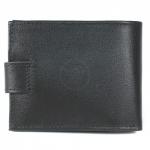 Портмоне мужское Croco-ПР-901 натуральная кожа 2 отд,  4 карм,  черный орфей (150)  209412