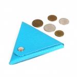 Футляр для монет Premier-F-63 натуральная кожа голубой флотер (324)  201599