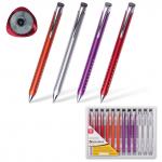 Ручка бизнес-класса шариковая BRAUBERG Modern, корпус ассорти, узел 1мм, линия 0,7мм, синяя, 141428